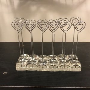 12 picture/table number holders.